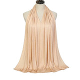 Modal Cotton Jersey Hijab Scarf – Soft, Stretchy, and Breathable Long Shawl