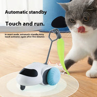 Remote Smart Cat Toys Remote Control Interactive Cat Car Toy USB
