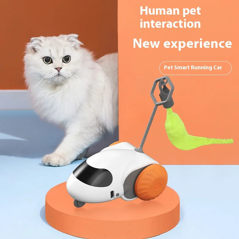 Remote Smart Cat Toys Remote Control Interactive Cat Car Toy USB