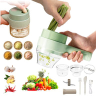 Portable Handheld 4 in 1 Electric Vegetable Slicer - stylishhomedecor2024.com