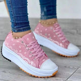 2022 Pattern Canvas Women Sneakers Casual Sport Shoes - stylishhomedecor2024.com