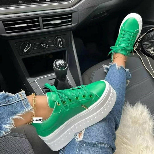 Casual Platform Women's Shoes Flat Womens Sneakers - stylishhomedecor2024.com