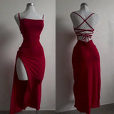 High-Sensibility Halter-strap Summer Dress – “Spice Girl” Hip A-Line