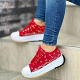 2022 Pattern Canvas Women Sneakers Casual Sport Shoes - stylishhomedecor2024.com