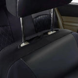 All-Season Quilted PU Leather Car Seat Cover – Universal Fit