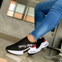 Casual Breathable Wedges Ladies Walking Sneakers Flat Women Shoes - stylishhomedecor2024.com