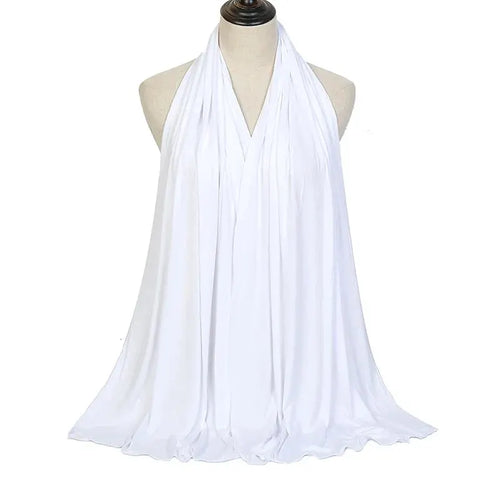 Modal Cotton Jersey Hijab Scarf – Soft, Stretchy, and Breathable Long Shawl