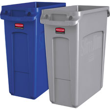 Rubbermaid Slim Jim Vented Trash Can – 23 Gallon, Commercial Use - stylishhomedecor2024.com