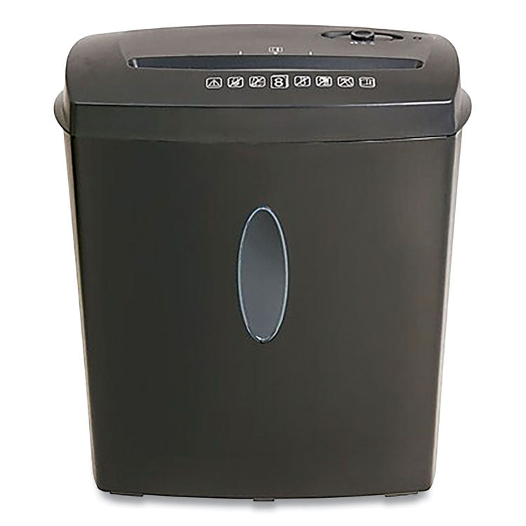 Universal 8-Sheet Cross-Cut Shredder – Black - stylishhomedecor2024.com