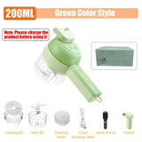 Portable Handheld 4 in 1 Electric Vegetable Slicer - stylishhomedecor2024.com