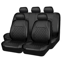 All-Season Quilted PU Leather Car Seat Cover – Universal Fit