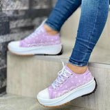 2022 Pattern Canvas Women Sneakers Casual Sport Shoes - stylishhomedecor2024.com