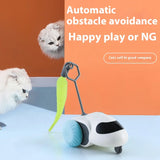 Remote Smart Cat Toys Remote Control Interactive Cat Car Toy USB