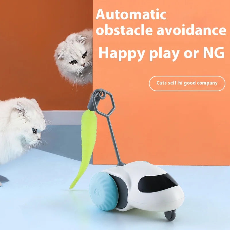 Remote Smart Cat Toys Remote Control Interactive Cat Car Toy USB