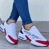 Casual Breathable Wedges Ladies Walking Sneakers Flat Women Shoes - stylishhomedecor2024.com