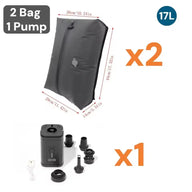 Seasonal clothes stored in compression bag