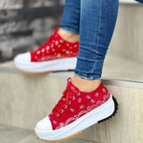 2022 Pattern Canvas Women Sneakers Casual Sport Shoes - stylishhomedecor2024.com