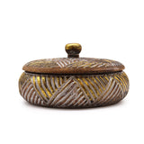 Small round jewelry organizer for earrings and rings