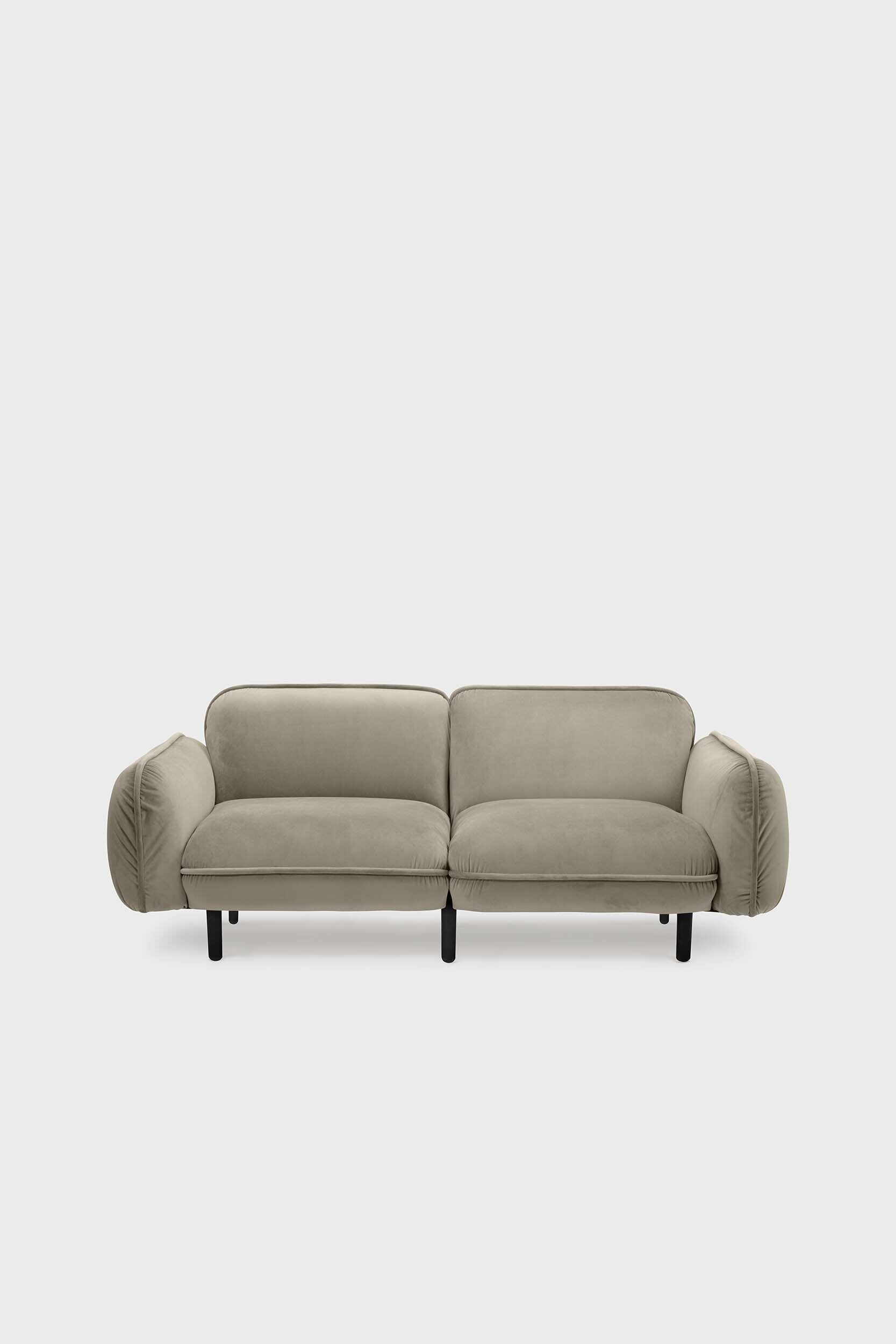 Soft lounge chair in minimalist decor