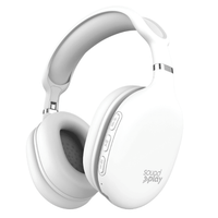 Foldable Wireless Bluetooth Over-Ear Headphones – Built-In Mic, White - stylishhomedecor2024.com