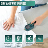 Travel-friendly mini garment steamer for ironing