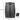 Vacuum compression bag filled with clothes on suitcase
