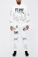 Chenille Flame Sweat Suit - stylishhomedecor2024.com