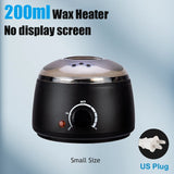 Wax heater for hair removal with temperature control