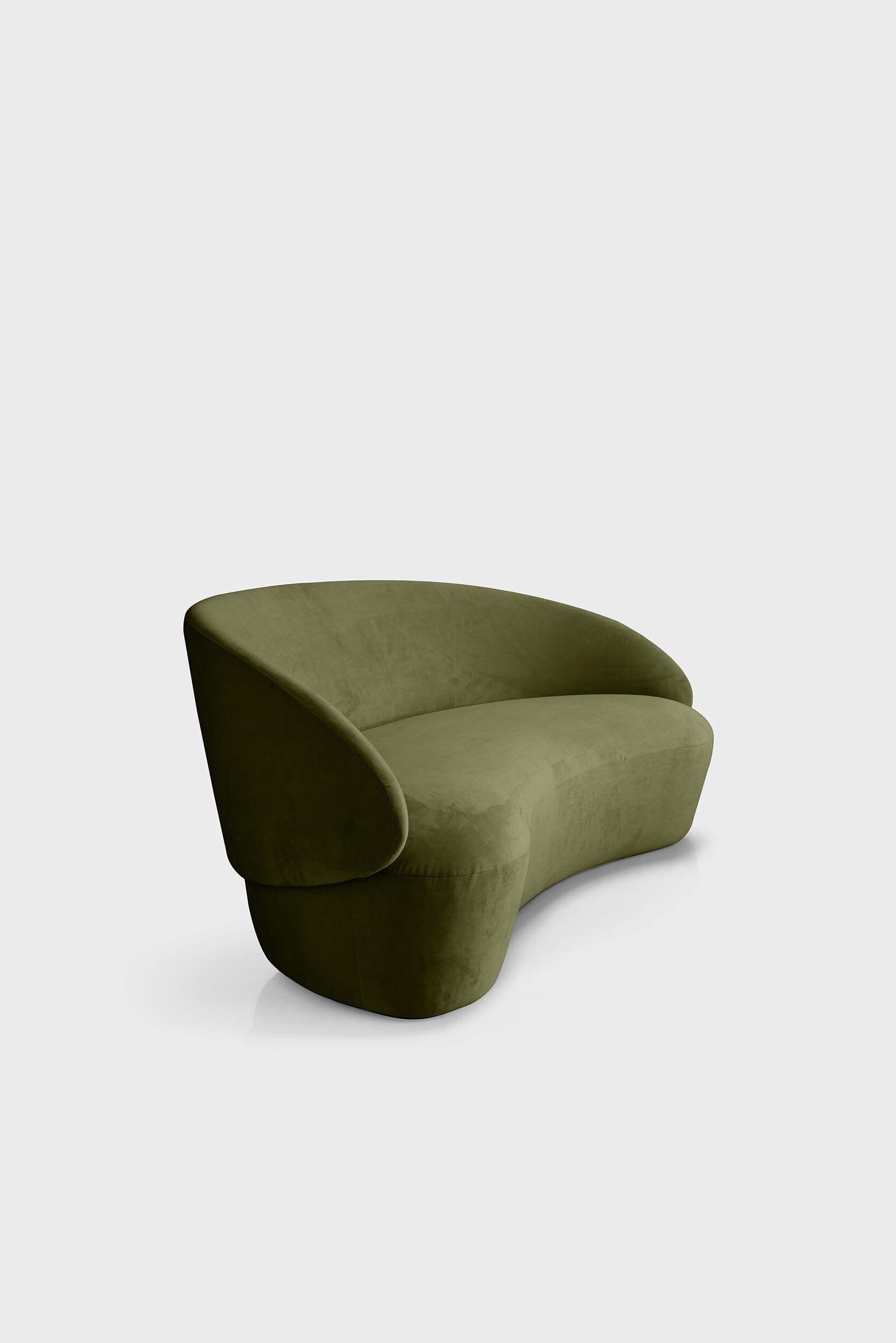Naive Sofa – Green Camira | Modern Designer Sofa for Living Room