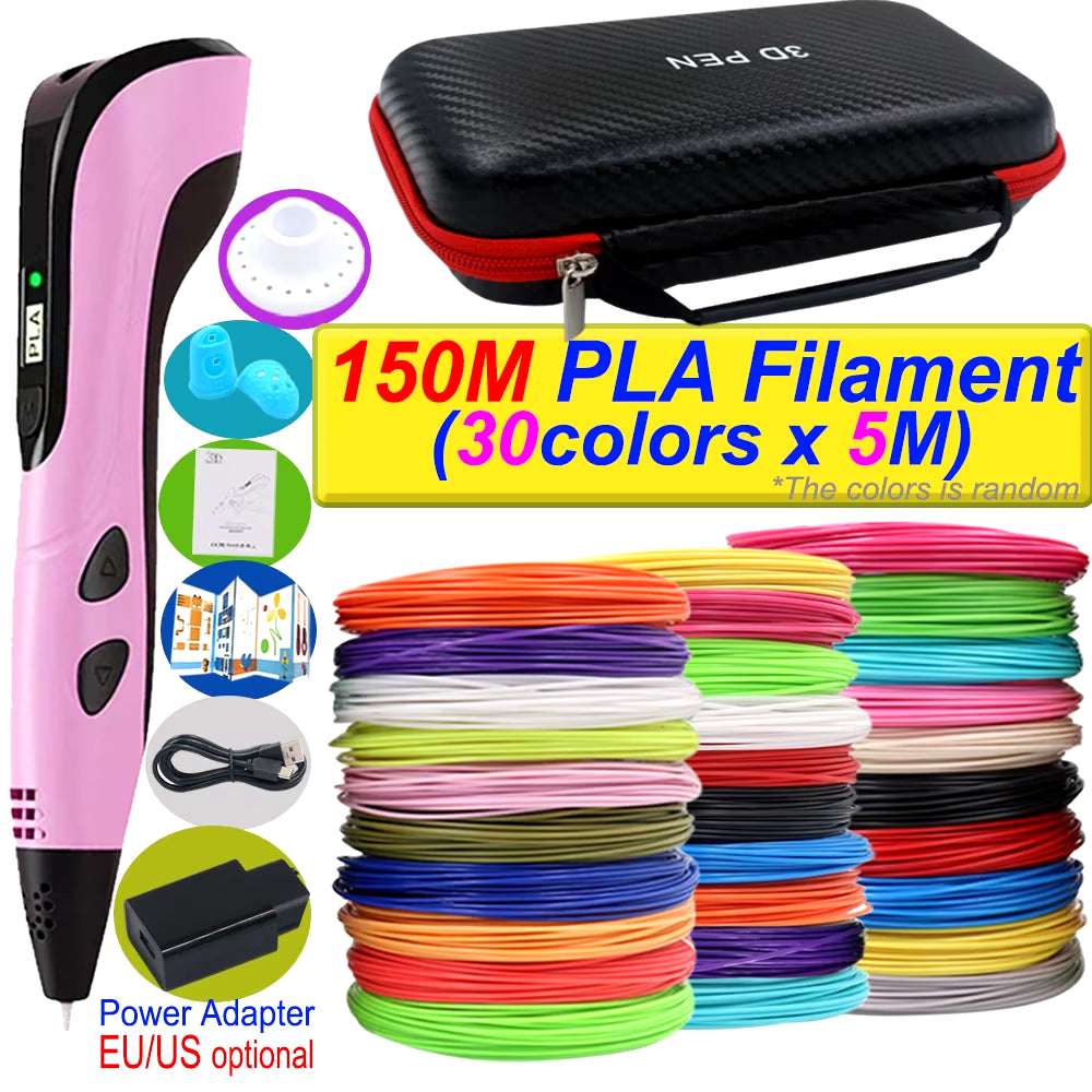 3D Printing Pen DIY Three-dimensional Painting Children Toys - stylishhomedecor2024.com