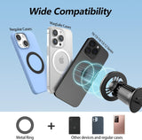 MagSafe Car Mount with 360° Flexible Rotation and Enhanced 20X Strong Magnets, Upgraded Metal Hook, Hands-Free Phone Holder Compatible with iPhone 16/15/14/13/12 Series, Black