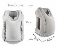 Adjustable air travel pillow for customized comfort
