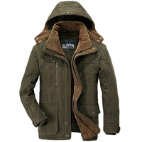 Mens Hooded Winter Parka Coat with Inner Fleece - stylishhomedecor2024.com
