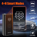 AVID POWER Portable Tire Inflator for Car, Cordless Air Compressor W/ 4500Mah Battery and 12V DC Adapter, Air Pump for Car Tires, Motorcycle, Bicycle, Ball and Small Inflatables W/Smart Modes