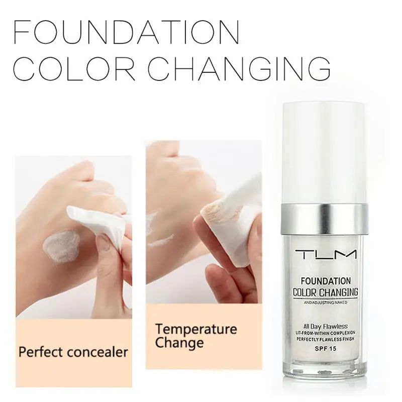 Foundation Magic Color Changing Foundation Liquid Soft Matte Long Lasting Hydrating Makeup Base Maquiagem - stylishhomedecor2024.com