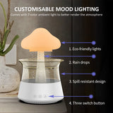 Jetclutch Cloud Rain Humidifier with 7 Colour Lights Timer Portable Raindrop Cloud Humidifier Reusable Aroma Diffuser Humidifier - stylishhomedecor2024.com