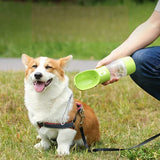 Portable Dog Water Bottle for Walking – Leak Proof with Food Container - stylishhomedecor2024.com