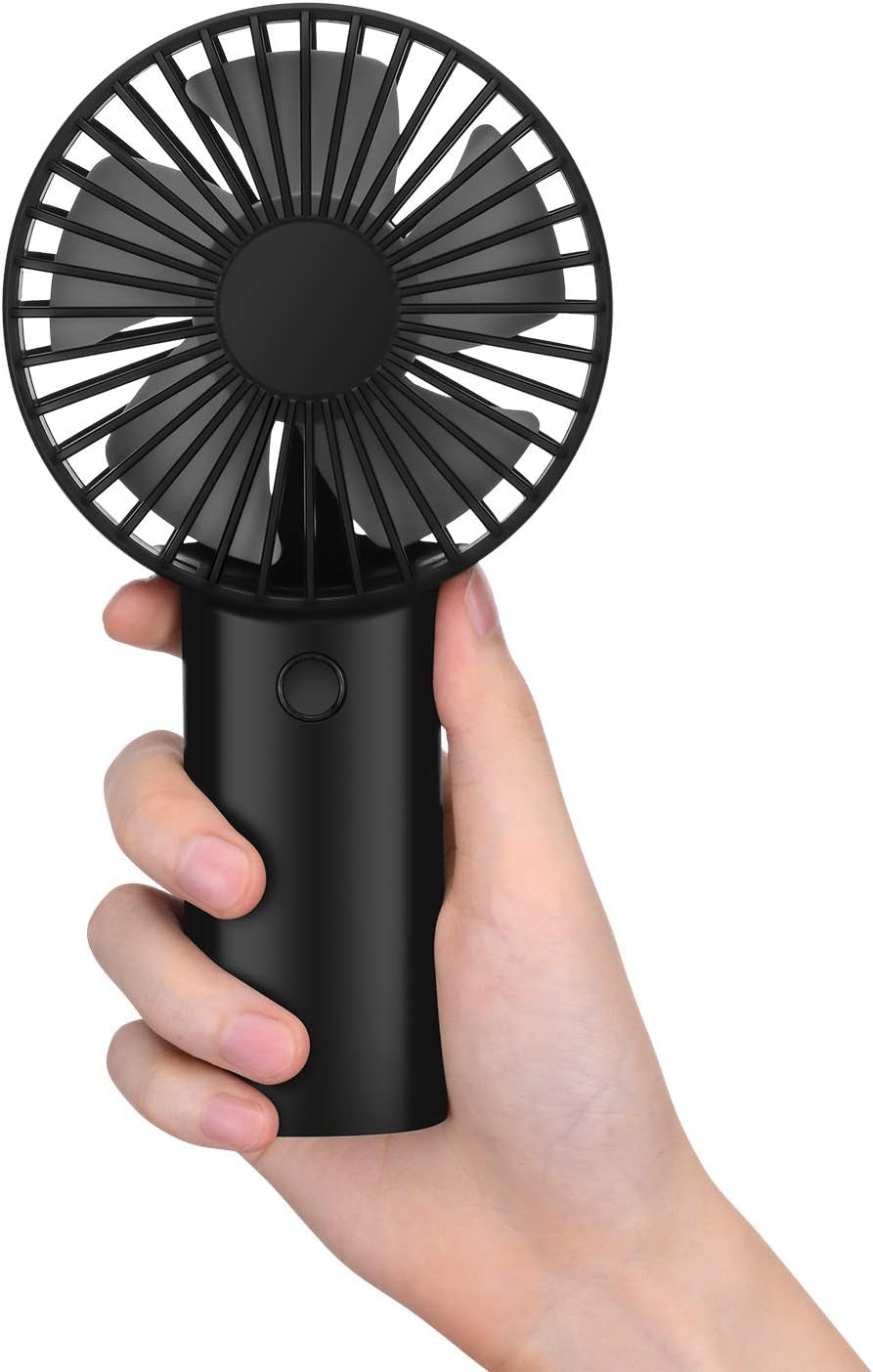 Portable Handheld Fan, 4000Mah Battery Operated Rechargeable Personal Fan, 6-15 Hours Working Time for Outdoor Activities, Summer Gift for Men Women - stylishhomedecor2024.com