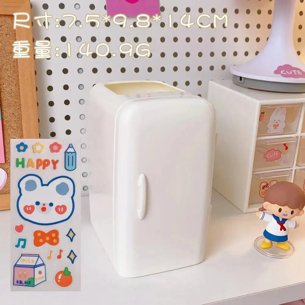 INS Style Pen Holder Creative Refrigerator Cute Large Capacity Desktop Storage Holder Fashion Sweet Multifunctional Pen Holder