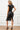 Elegant Sequined Feather Little Black Dress