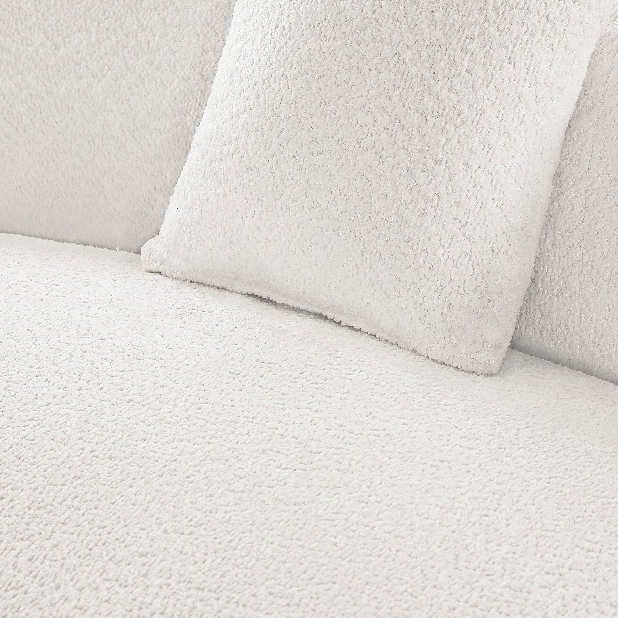 Luxury Curved Sofa with Chaise - Modern Upholstery