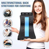 Back Stretcher for Back Pain Relief, Multi-Level Back Cracker Board, Lower and Upper Back Support for Herniated Disc