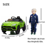 Lamborghini Urus 12V Electric Powered Ride-On Car for Kids – Yellow - stylishhomedecor2024.com