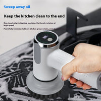 Smart Display Electric Cleaning Brush - Wireless Waterproof Scrubber Tool