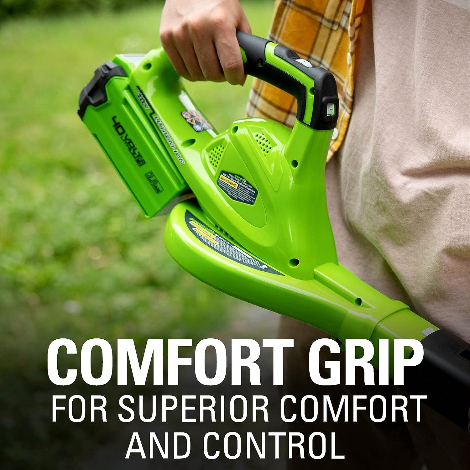 Greenworks 40V Cordless Leaf Blower – Tool Only - stylishhomedecor2024.com