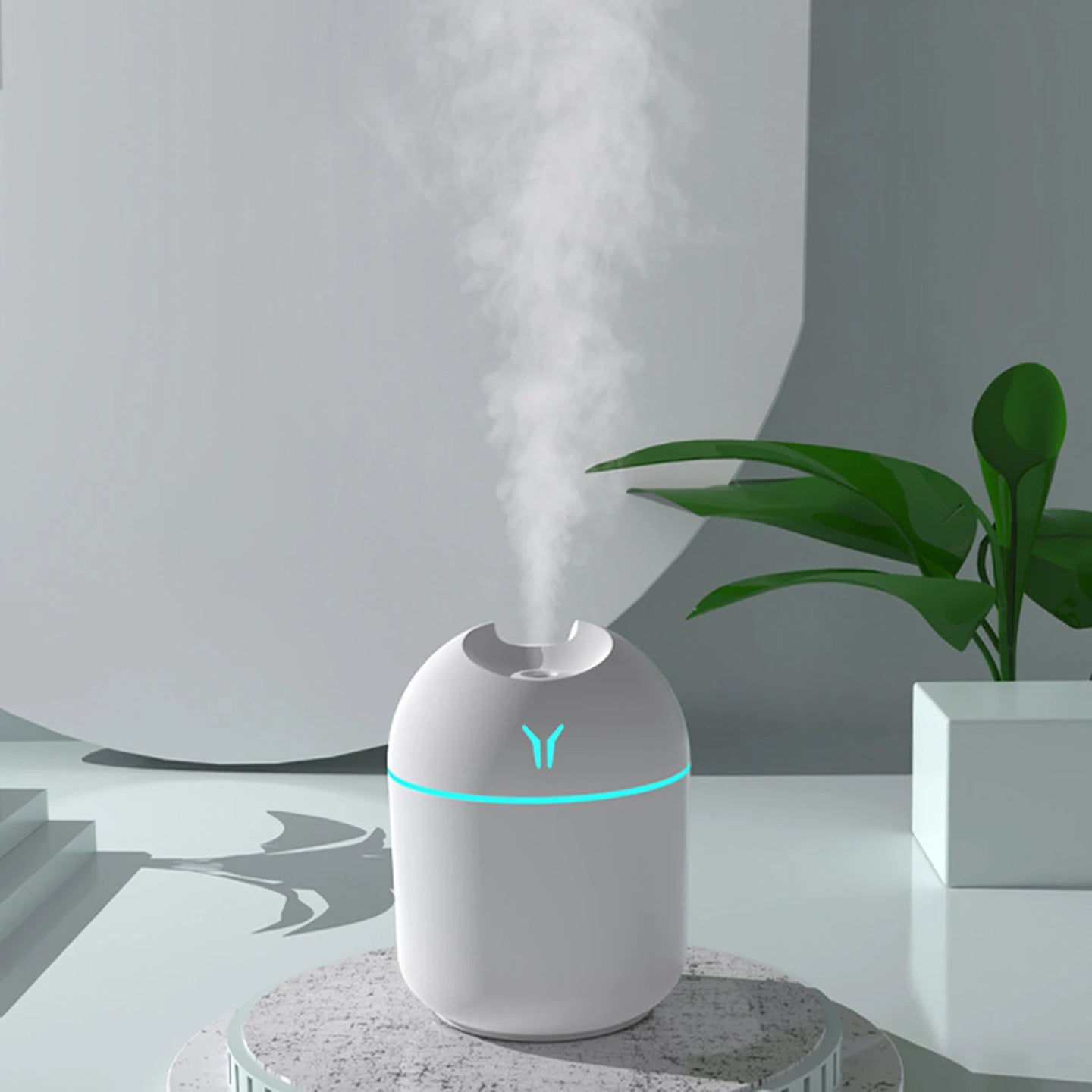 ble Humidifier Di300/ 800Ml anti Gravity Ultrasonic Bubffuser USB Mini Mist Sprayer Weightless Desktop Air Humidifier Purifier - stylishhomedecor2024.com