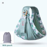 Baby Wrap Newborn Sling Dual Use Infant Nursing Cover Carrier Mesh Fabric Breastfeeding Carriers up to 130 Lbs (0-36M) - stylishhomedecor2024.com