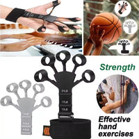 Silicone Grip Training and Exercise Finger Exercise Stretcher Hand Strengthener Arthritis Grip Trainer Hand Brush Expander Grips - stylishhomedecor2024.com