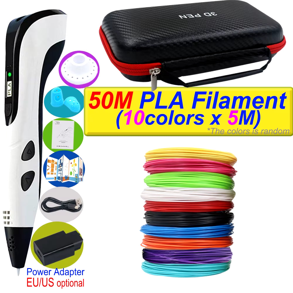 3D Printing Pen DIY Three-dimensional Painting Children Toys - stylishhomedecor2024.com