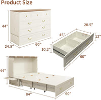 Compact cabinet bed for small spaces